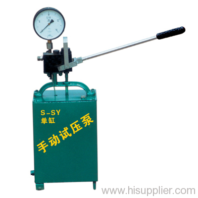 manual test pump