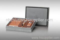 Brown Cigarete Case Set