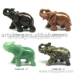 Gemstone Elephants