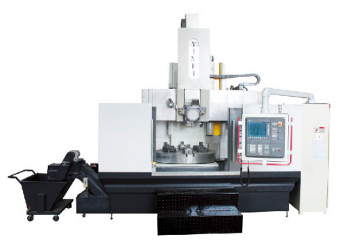 YM-CK5112Epro Semi-closed CNC Single Column Vertical Lathe