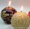 Christmas Ball Craft Candle