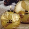 Christmas Golden Ball Candle