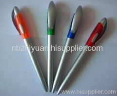 Retractable Plastic Grip Ballpoint Pen