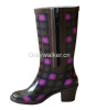 ladies fashion rubber boot