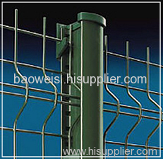 PVC coated welded wire mesh fence