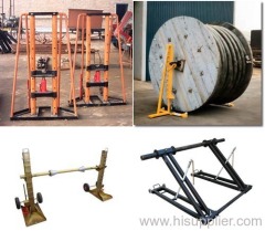 Cable drum trestles