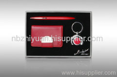 Hot Red Name Card Gift Set