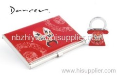 Red Name Card Gift Set