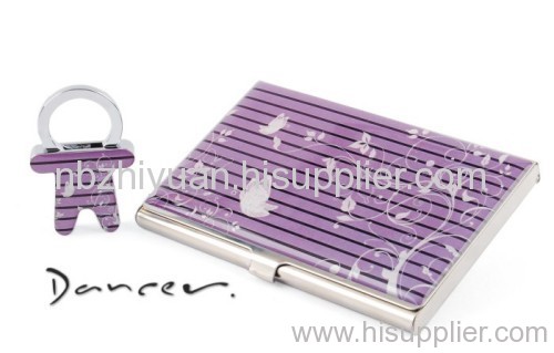 Purple Hot Name Card Gift Set