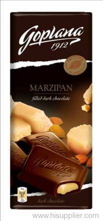 Filled dark Chocolate Marzipan