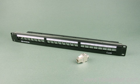 Cat 6 shielded patch panel