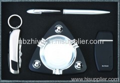 Popular Black Cigarete Ashtray Gift Sets