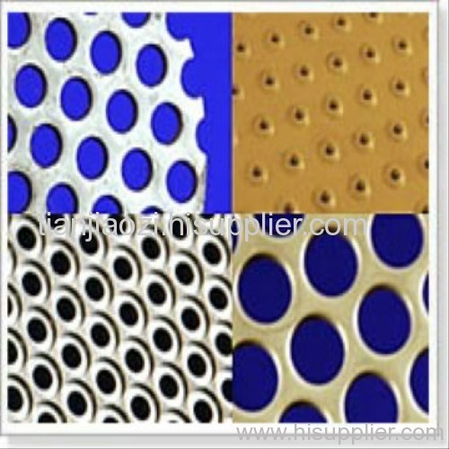round hole perforated metals