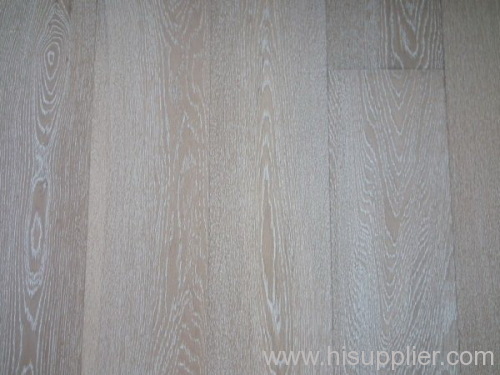 Brushed White Wash Oak Engineered Wood Flooring Manufacturer From
