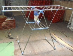 Clad tube clothes rack