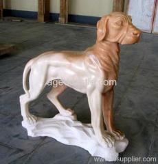 stone dog carving