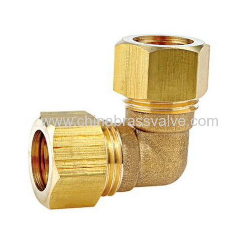 Brass Compression Elbow