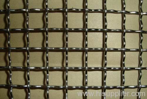 Crimped wire mesh