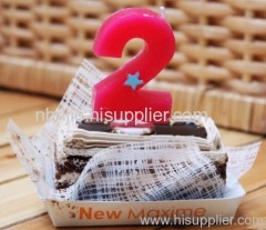 100% Paraffin Wax Birthday Numberal Candle