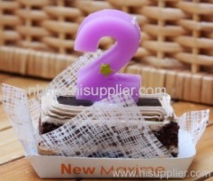 100% Paraffin Wax Birthday Numberal Candle
