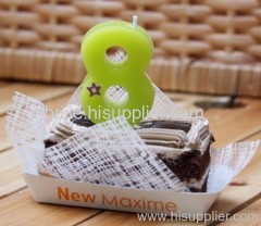 2010 New Style 100% Paraffin Wax Birthday Number Candle