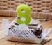 2010 New Style 100% Paraffin Wax Birthday Number Candle