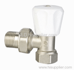 Manual angle thermostatic temperature valve