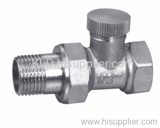 Straight stop valve