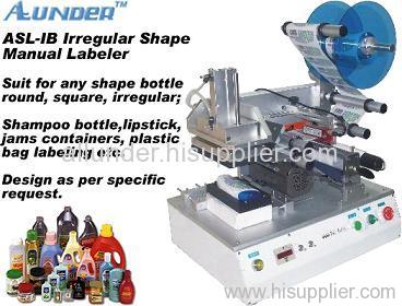 Flat Bottle Manual Labeler/Labeling Machine