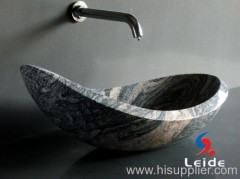 Stone vessel sink