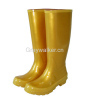 Ladies' Rubber Boots In Golden