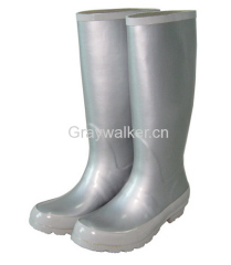 Argent Wellington boots for girl