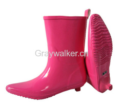 Ladies Fashion Rubber welly