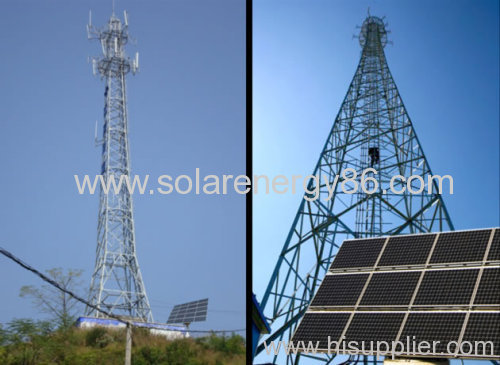 solar communication station power system