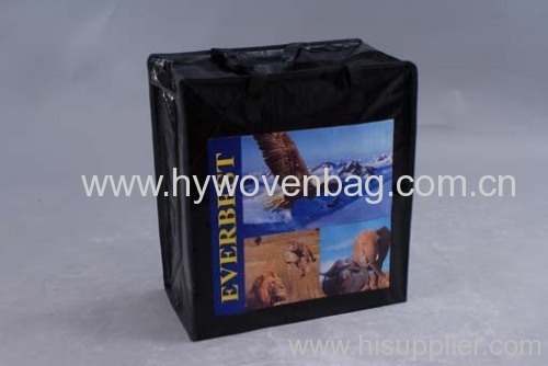 custom printed pp woven shopping bag