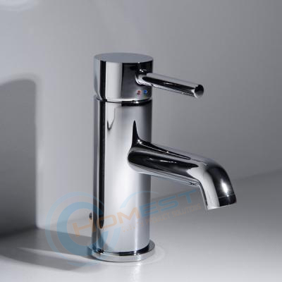 Monobloc basin mixer