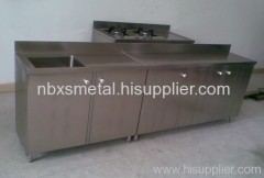 stainless kitchen cabinets