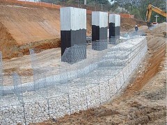 gabion mesh box for flood contral