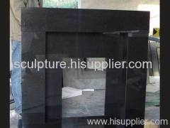 Black Granite Fireplace