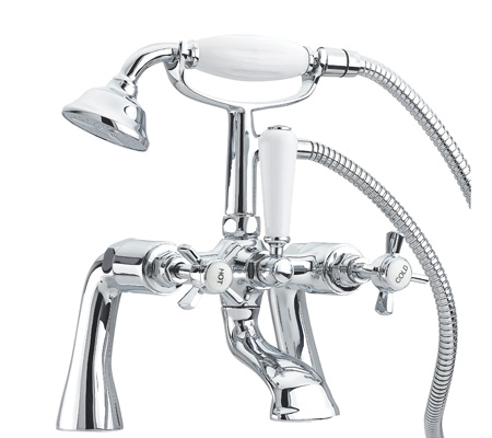 Deck Mounted traditional Bath Shower Mixer