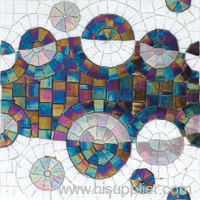 Stained Glass Mosaic Pattern, Glass Pattern Tile