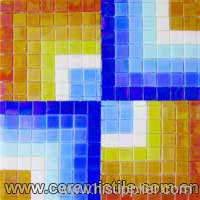 Glass Mosaic Tile, Glass Art Mosaic Pattern