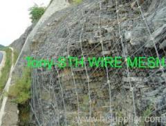 Slope wire mesh