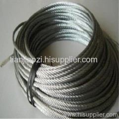 ungalvanized steel wire rope