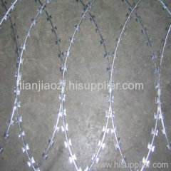 Electro Galvanized Razor Barbed Wire