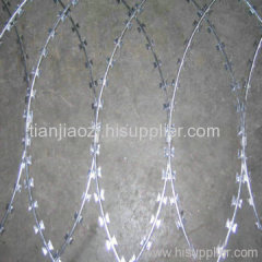 galvanized razor barbed wire meshes