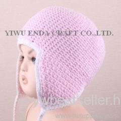 Crochet Earflap Hat, Earflap Beanie