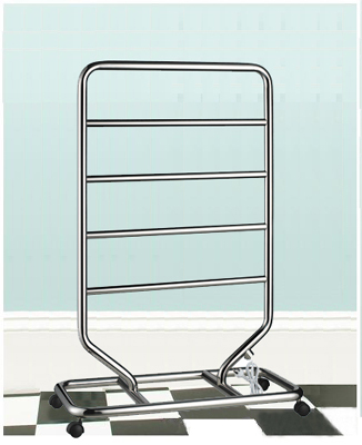 Moving Heated Towel Rack