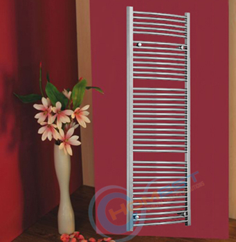 Chrome Curved Heated Towel Rails