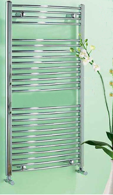 Chrome Curved Towel Radiator